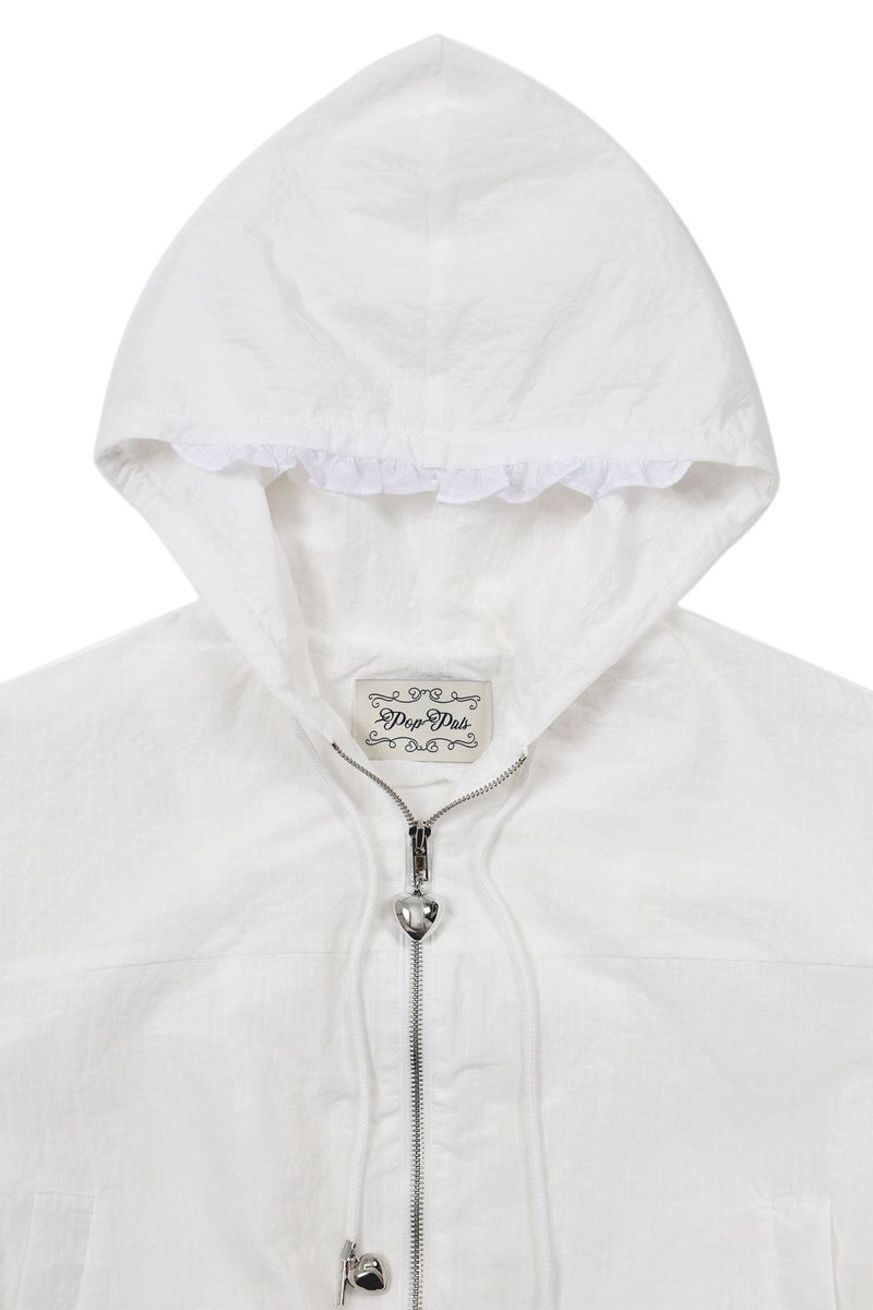 Frilly Woven Jacket [Ivory]