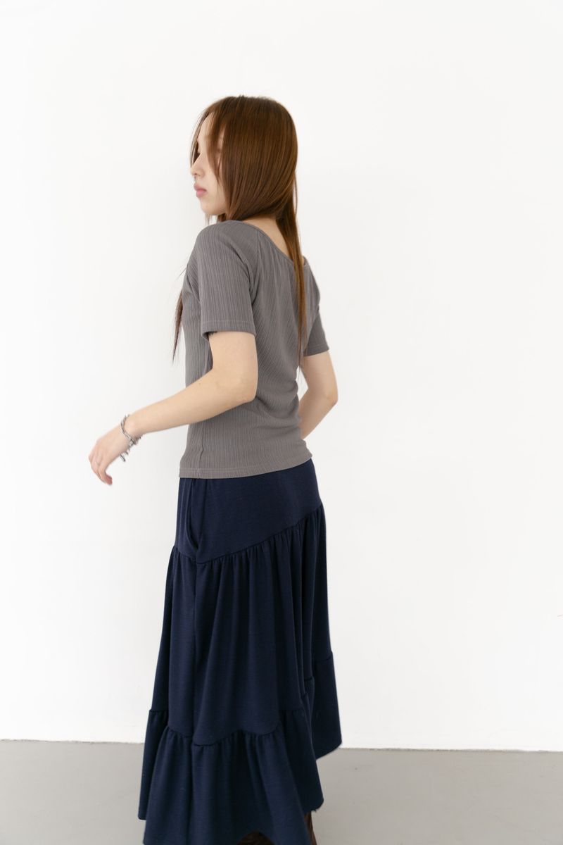 golgi raglan button top(5colors)