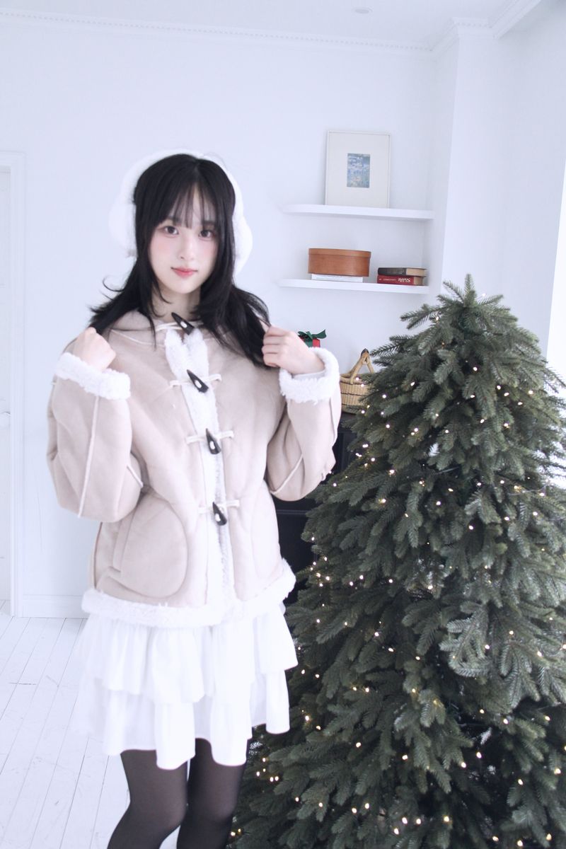 Bubble Wool Coloring Tteokbokki Cropped Mustang 2 colors