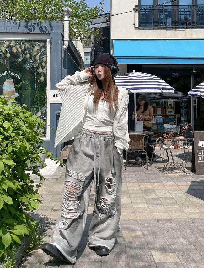 Ruby vintage dirty washing damage pants