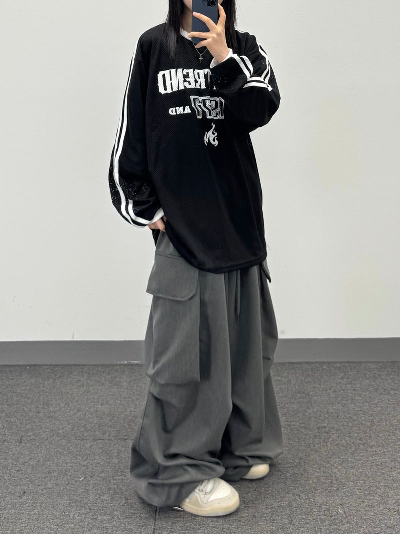 slacks cargo balloon pants