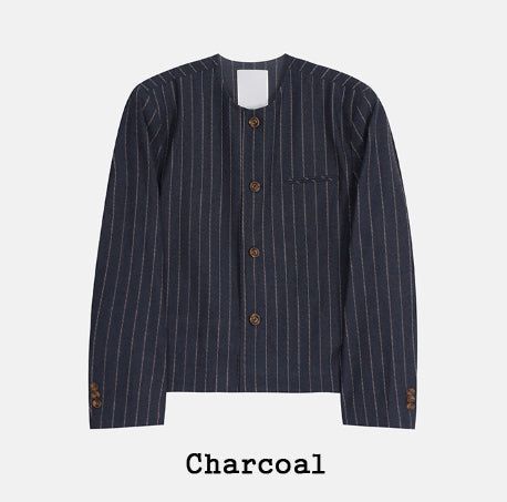 Bline ST No Collar Blazer