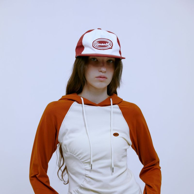Two-tone Logo Ball Cap (RED)