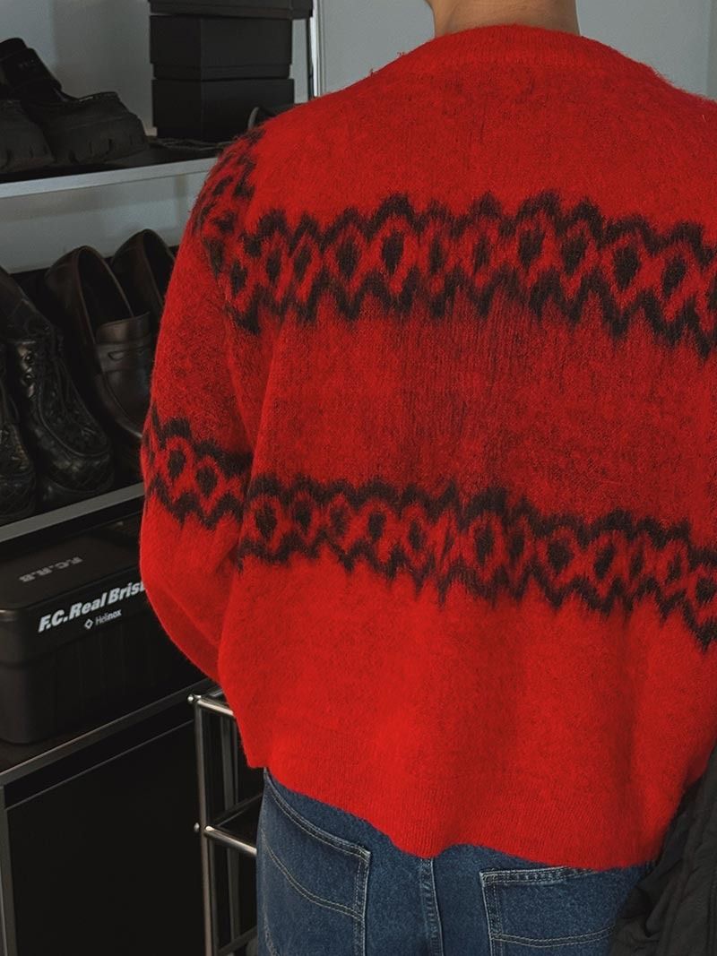 ASCLO Maria Hairy Cardigan (3color)
