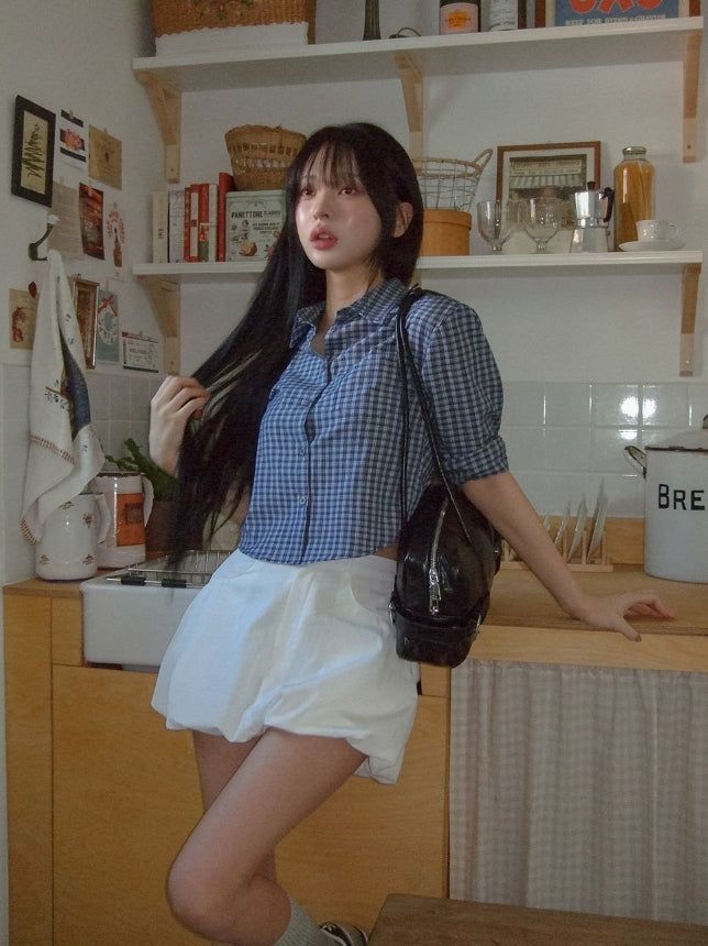 ULAN(ユレン)の「Hazel pumpkin balloon mini skirt(Skirts)」