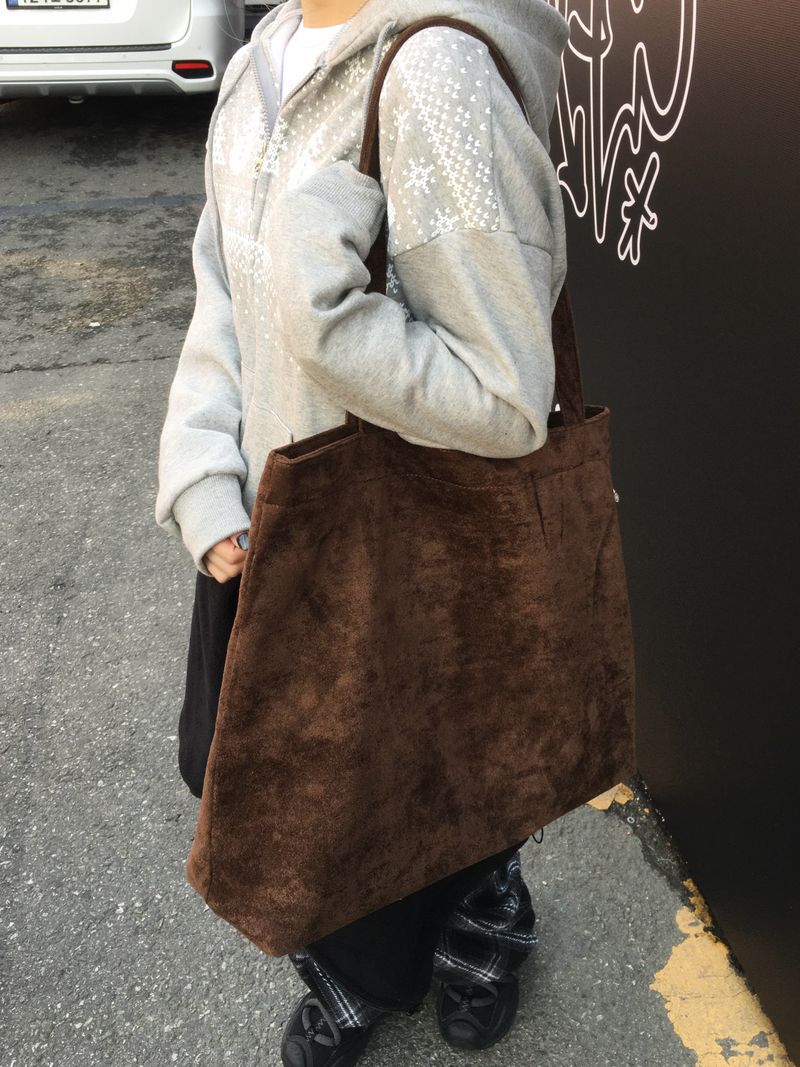 Muffin Suede Big Shopper Bag (3c)