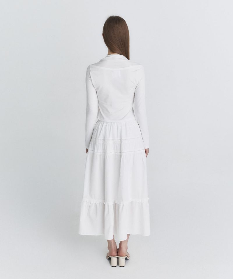 Off shoulder shawl top (Ivory)