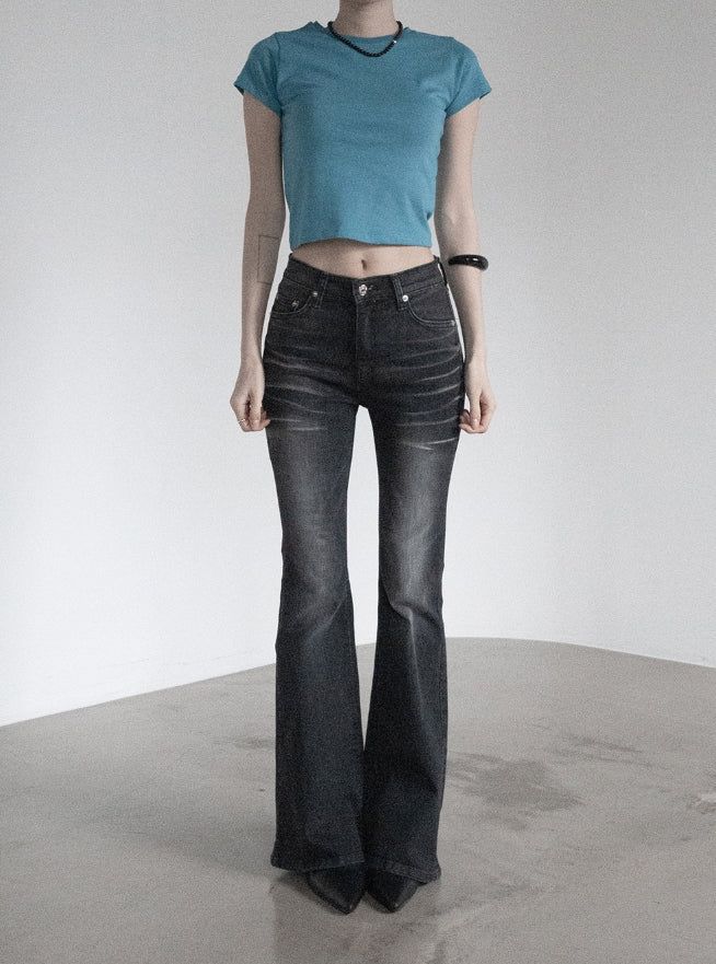 Tinble Catwashed High Bootcut Denim