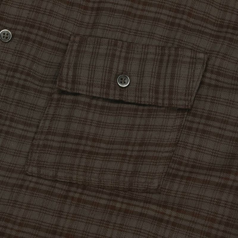 Ravi Raw-Edge Check Shirt (4 Colors)
