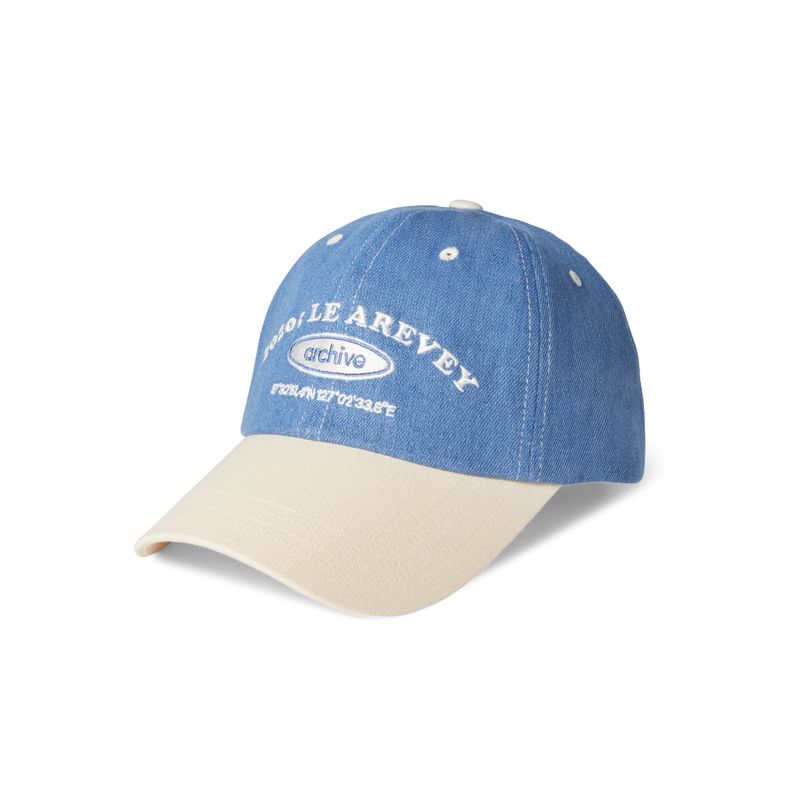 LE AREVEY(アルヴェイ)の「LE AREVEY ARCHIVE BALLCAP DENIM/IVORY(Hats)」