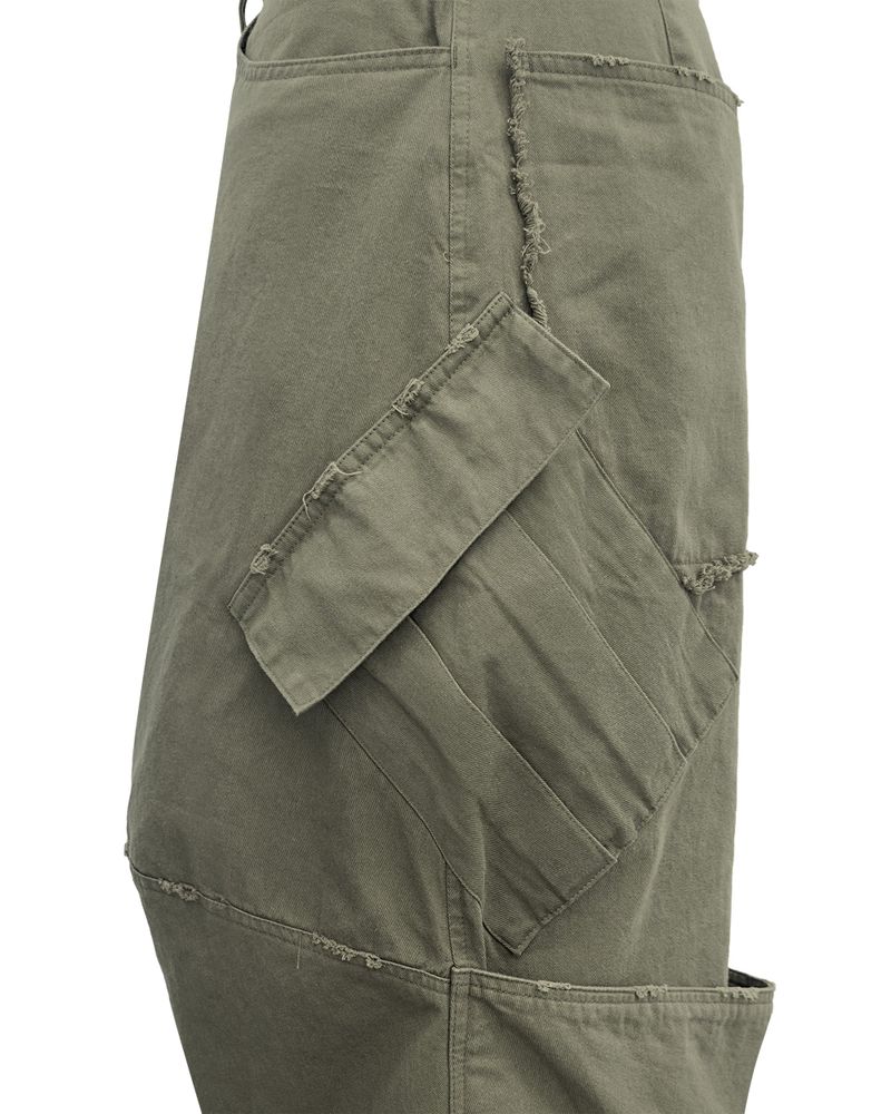VTG BACK BOOTS CARGO SHORTS_KHAKI