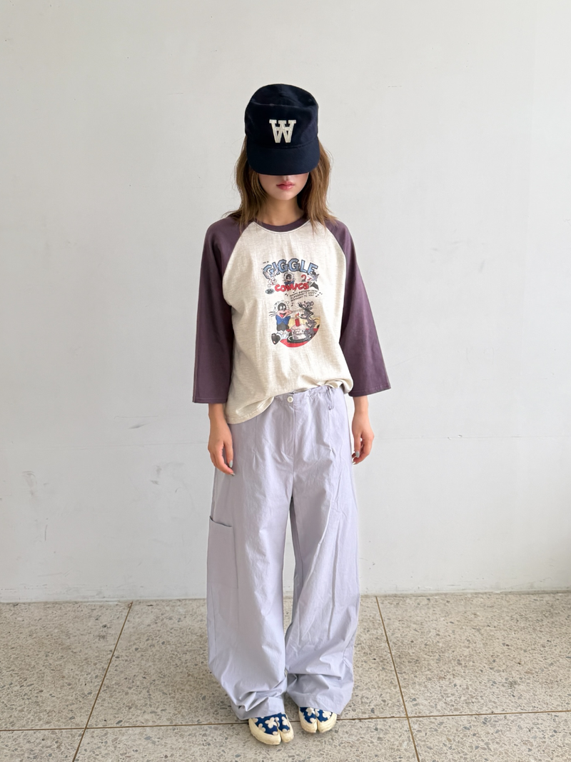 side pocket cotton pants