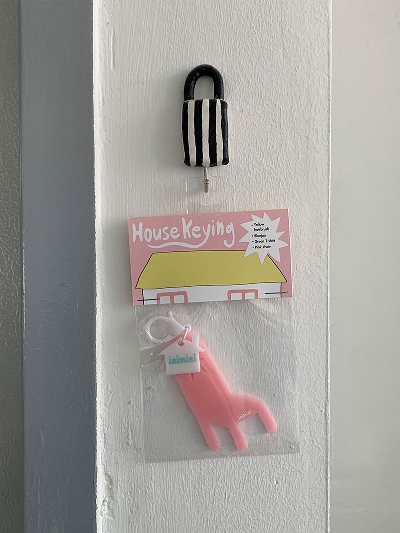 Pinkchair keyring