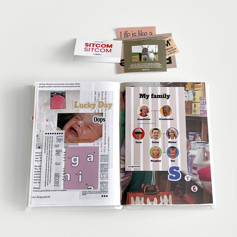oab sitcom pack / scrap sticker set