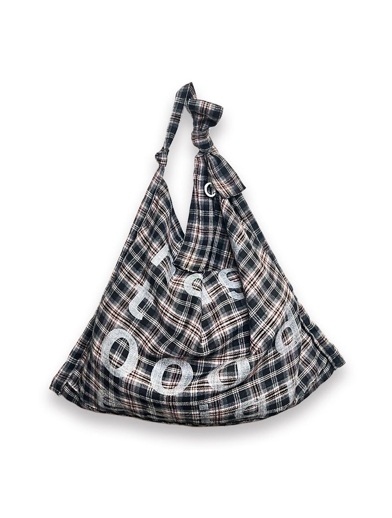 nought(ノウト)の「000 Design Check Tie Bag / Black(Bags)」