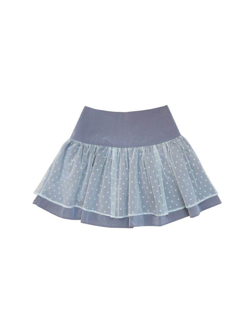 star midi volume skirt