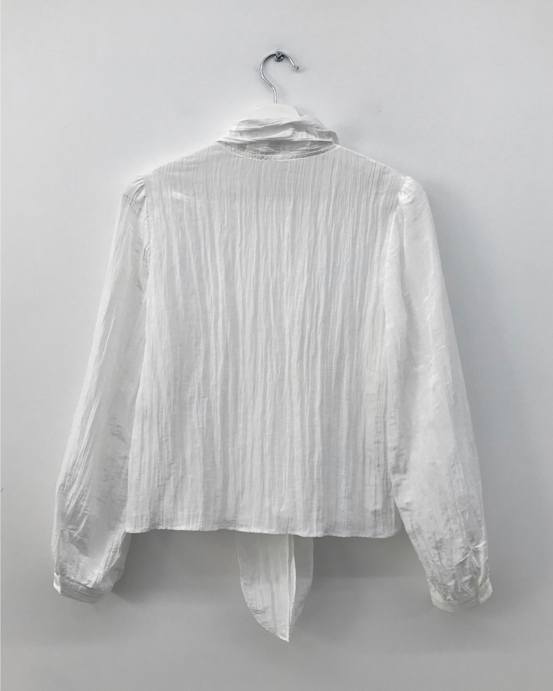 Mer tie blouse (2color)
