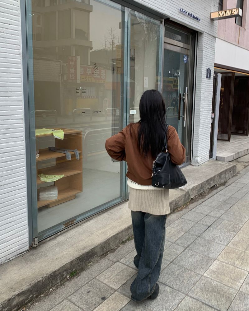 サイドステッチデニムパンツ