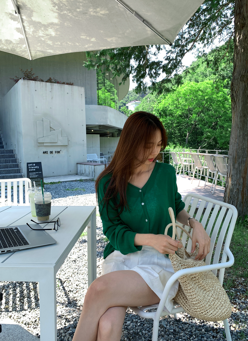 Devon Summer Knit Cardigan / 5 colors