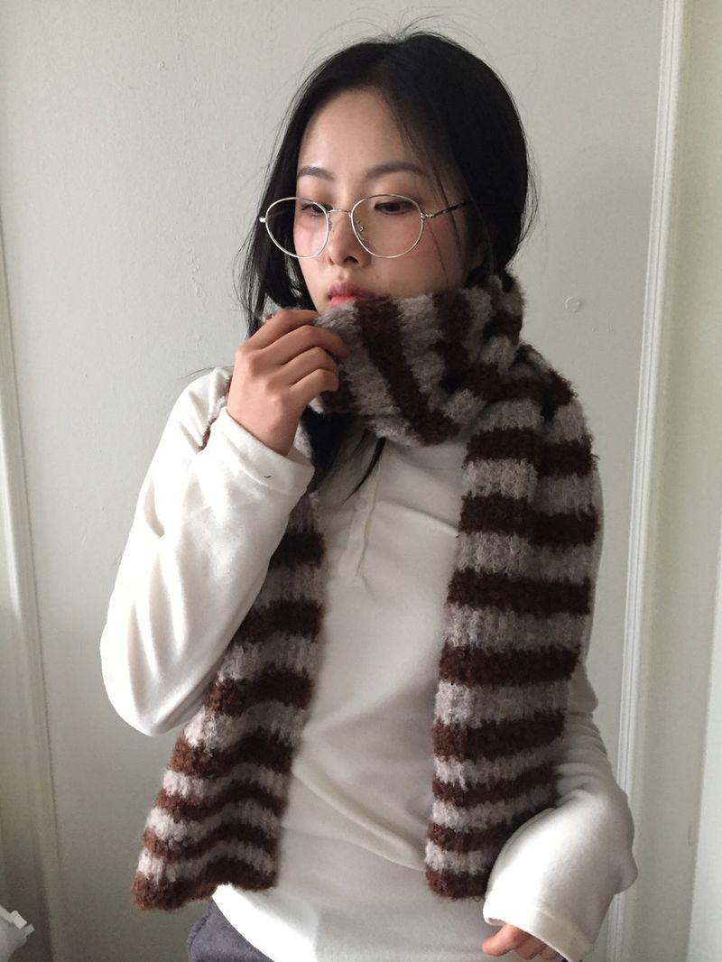 Popsicle Stripe Muffler (2color)