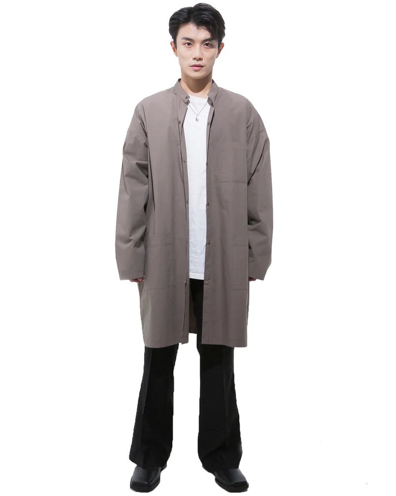 ボックスシャツコート-BEIGE (送料込)- WooStore