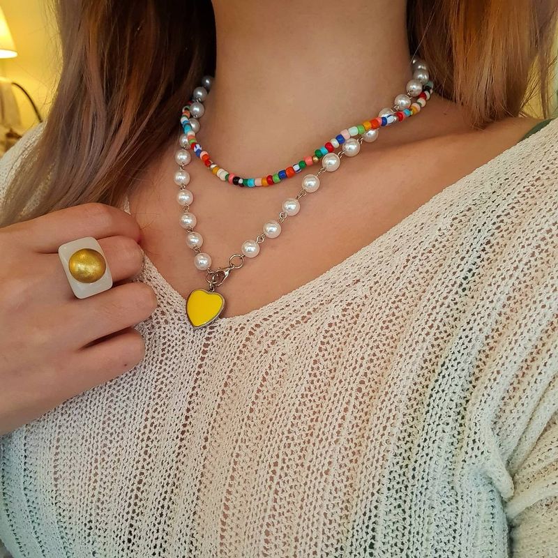 MaRITUDE(マリチュード)の「YELLOW HEART NECKLACE(Accessories)」