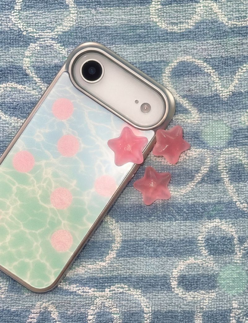 【MADE】Aqua Dot Glass Bumper Case