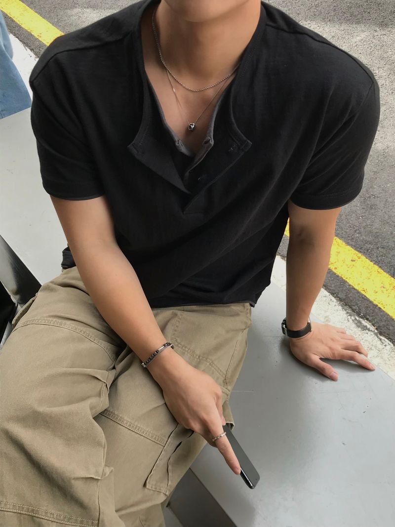 Lone dying wide cargo pants