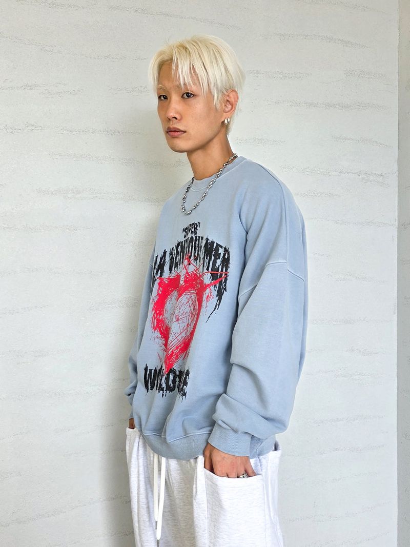 VENTIQUE Broken heart sweatshirt 3color