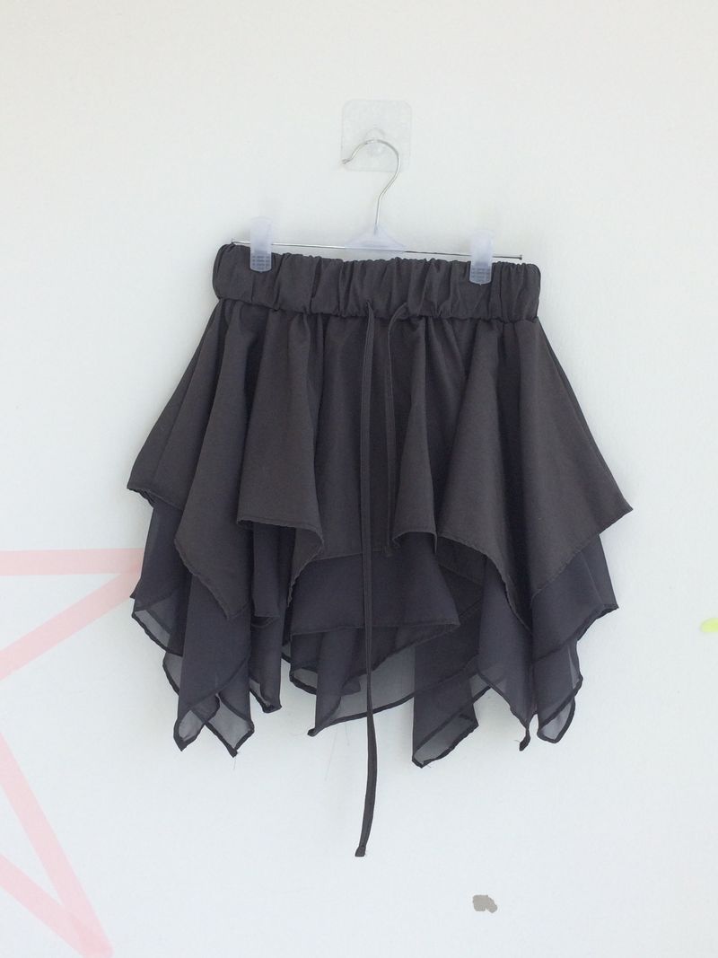 chiffon layered skirt