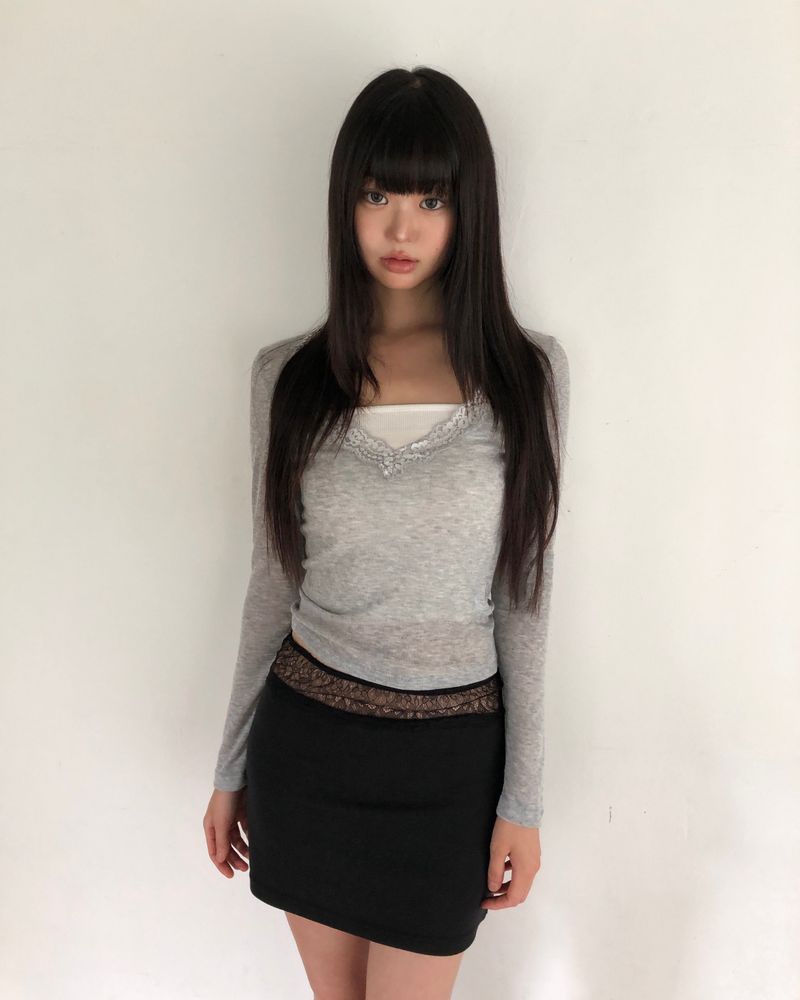 Skan Lace Long-Sleeve T-Shirt