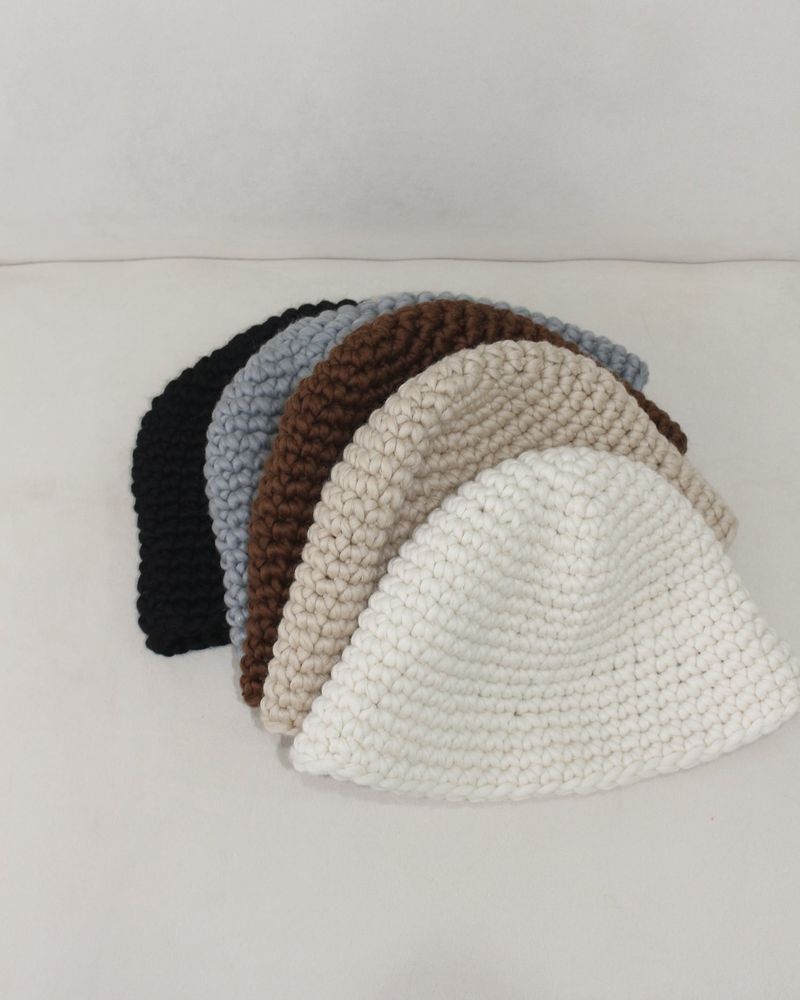 chunky wool hat (5color)