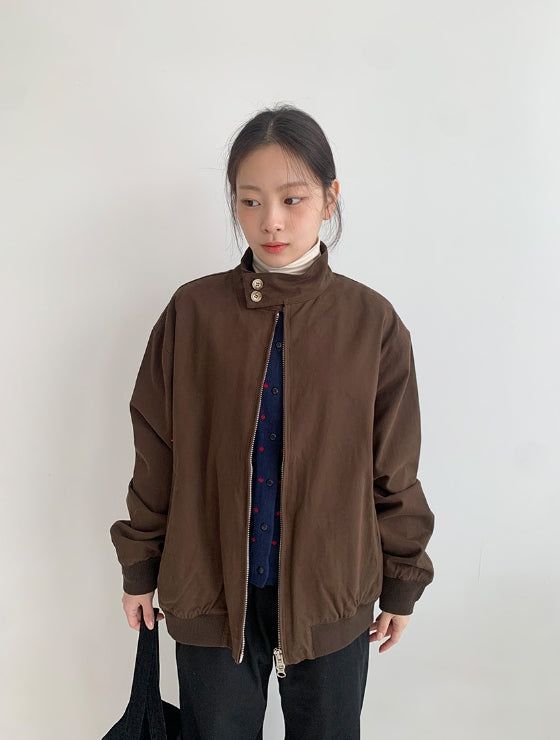 BAON（バオン）の「Yusaki Harringtton Button Blouson Jacket（Jackets/Outerwear）」