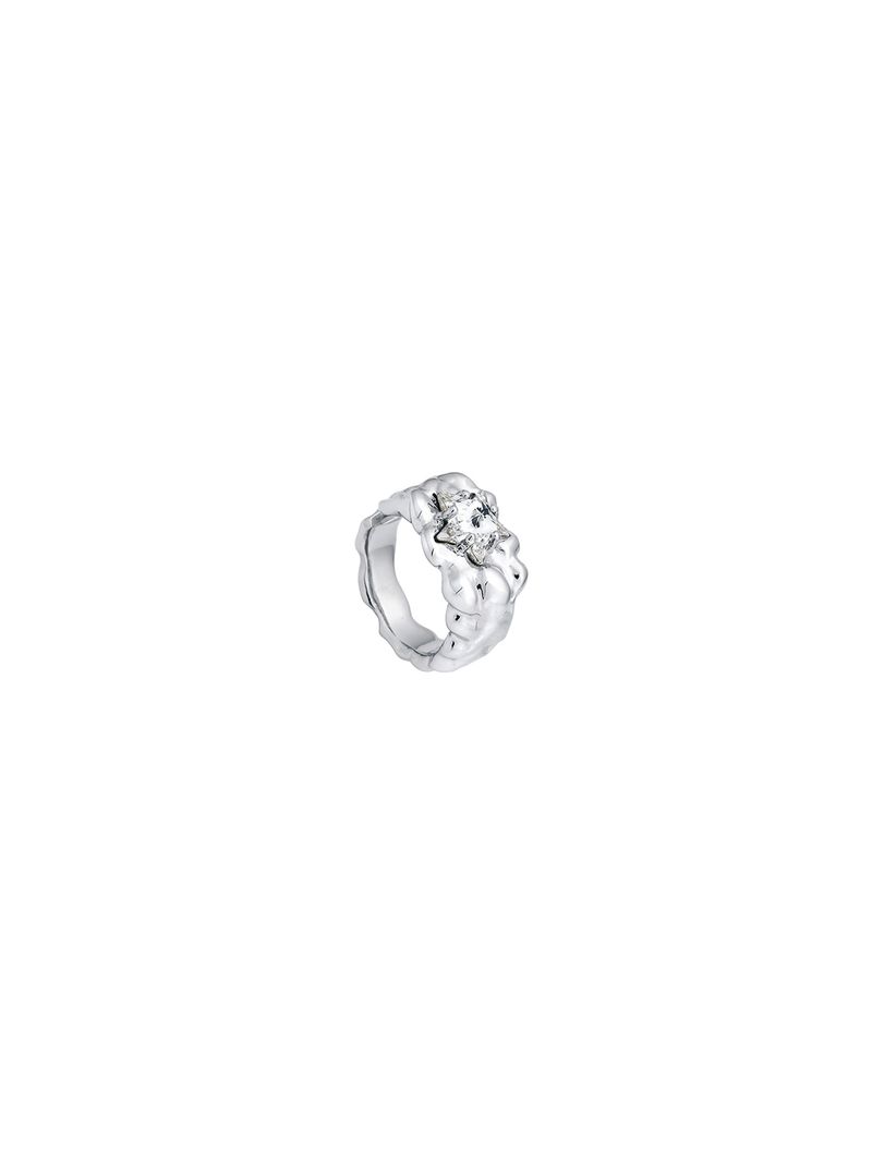 NO.316 [SILVER] GEOMETRY STAR EARCUFF
