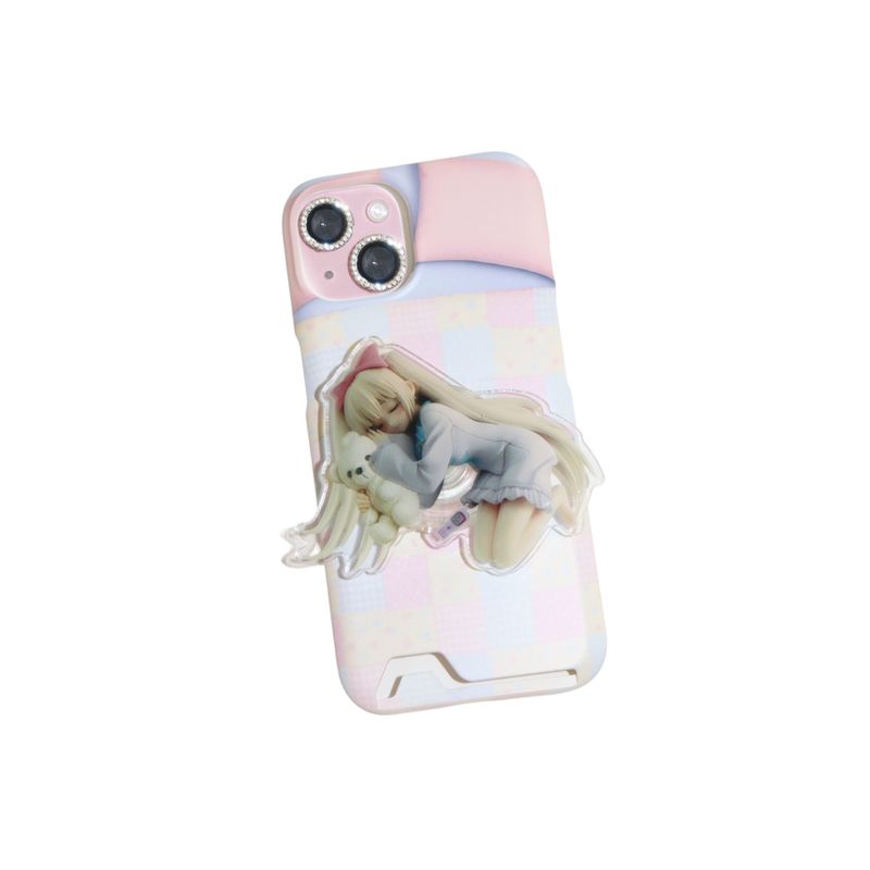 ODDiTEETH（オディティース）の「Sleepy Girl Bed Time Set (Pink blonde)（Smartphone Accessories）」