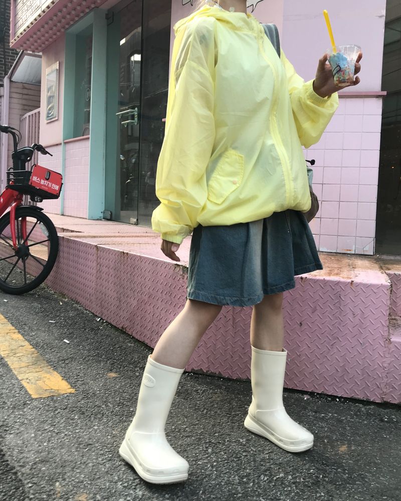 Summer Brick Hood Windbreaker