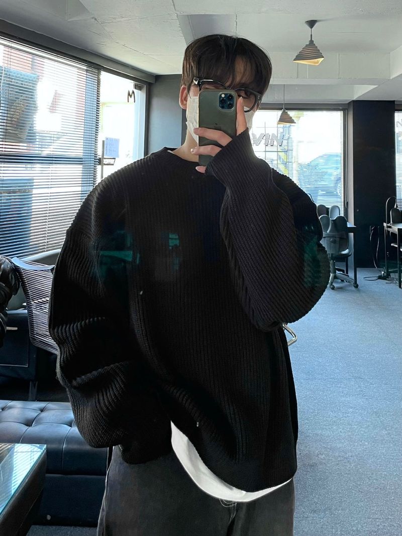 CLO WARMER ROUND KNIT(4COLOR)