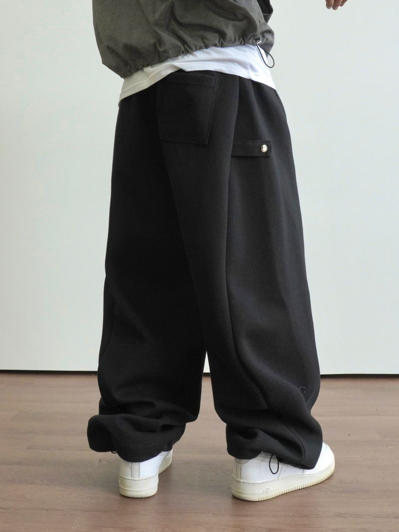 Pinch Side Snap Sweat Pants 6C