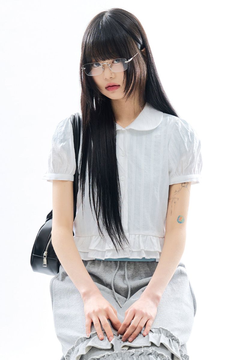 Raucohouse（ラウコハウス）の「Cressy frill cotton blouse（Tops）」
