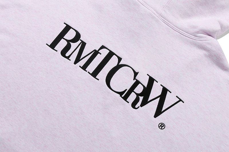 RECENT LOGO HOODIE_MELANGE LIGHT PURPLE