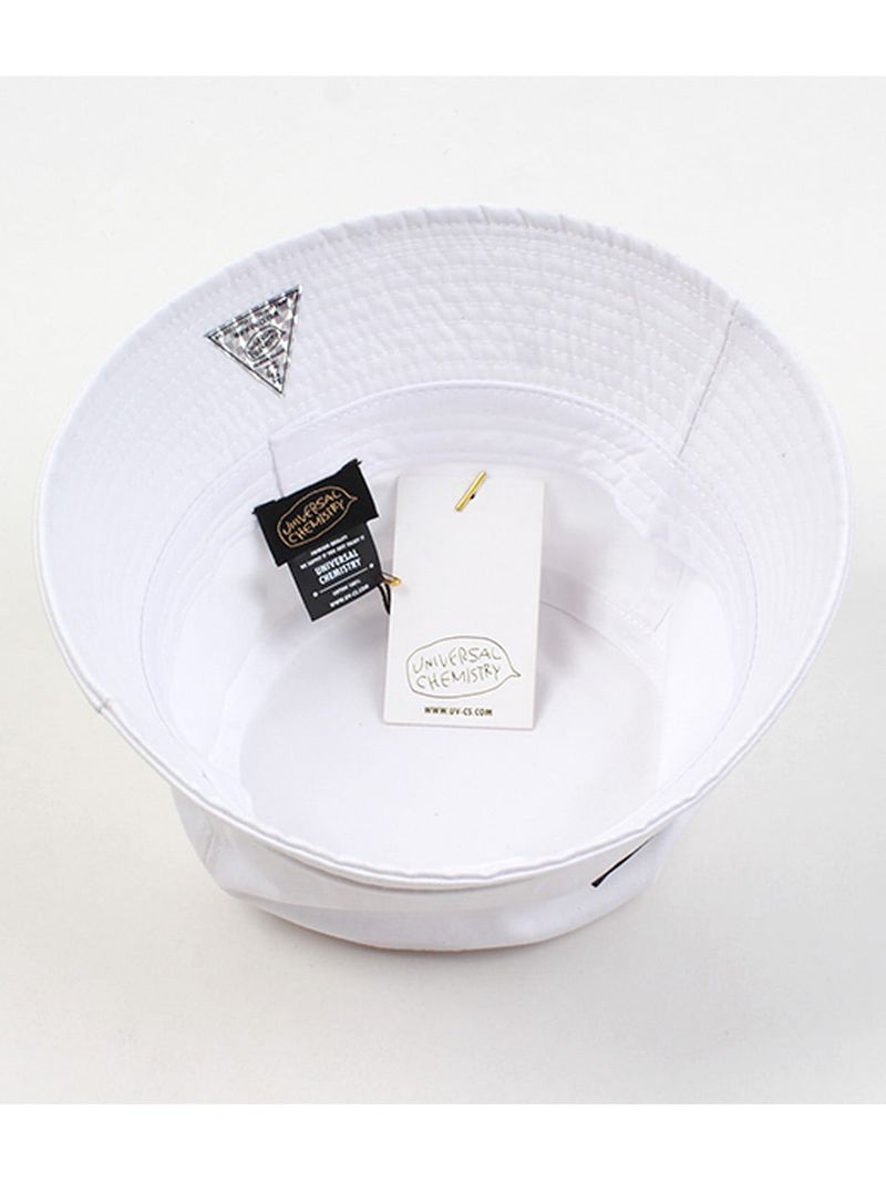 GD Bubble White Drop Bucket Hat