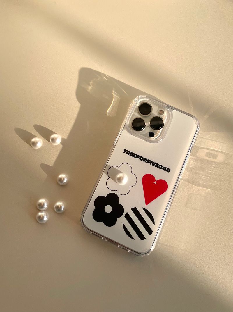 TREEFORFIVE345（ツリーフォーファイブ345）の「 Pearl GARDEN Jell Hard CASE / TREEFORFIVE345（Smartphone Accessories）」