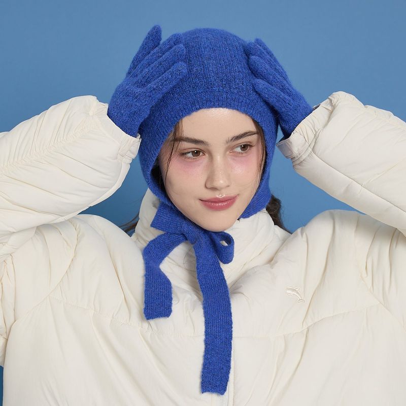 Hairy Ribbon Balaclava