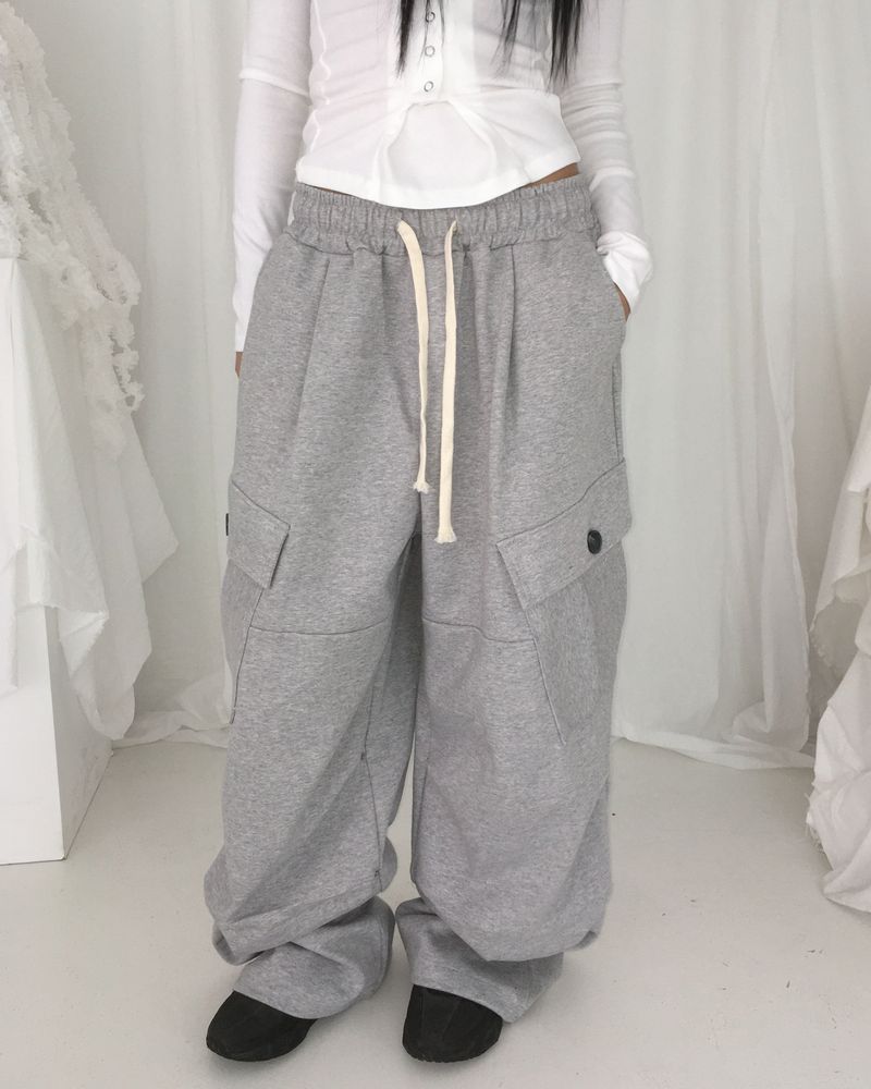 Pure rivet cargo pants