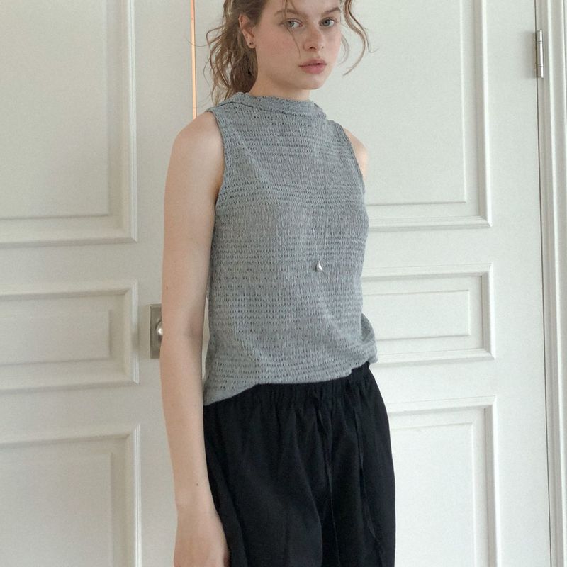 Elrocio neck vest (gray)