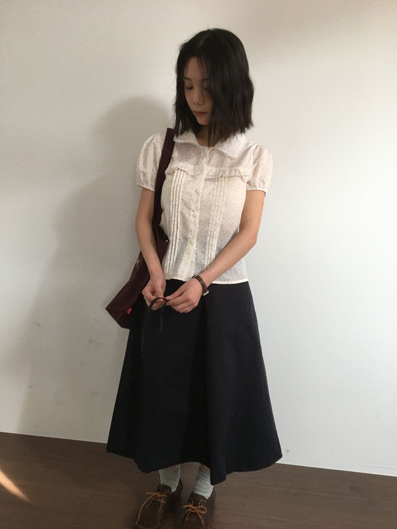 Para string long skirt (2color)