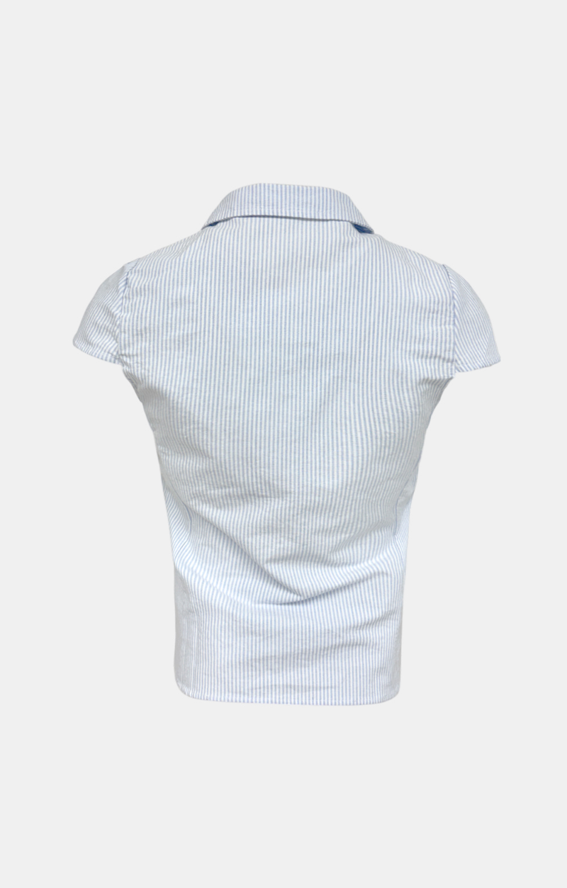 Erin Stripe Pintuck Shirt