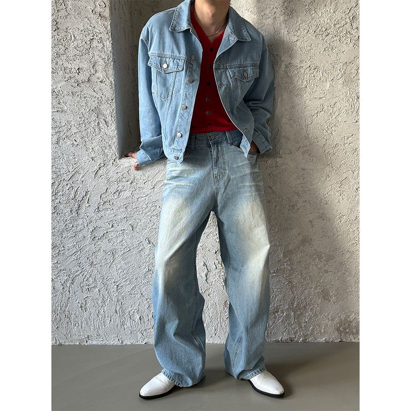 [PROMOTION] Washing denim trucker jacket (4color)