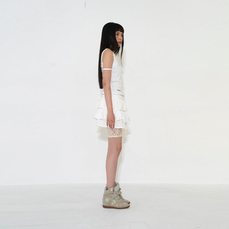 Overlap sleeveless 002