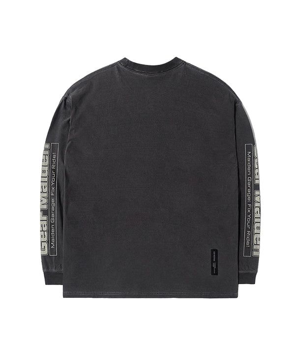 RG Gear Maiden Washed Long Sleeve (Charcoal)